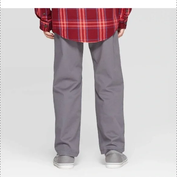 Cat & Jack straight reinforced knee, flexible drawstring, easy on easy off. - Picture 4 of 16